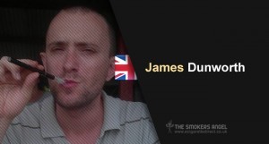 James Dunworth, un vapoteur vendeur d'ecigarettes ultra engagé