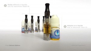 Une fois un e-liquide identifié comme plaisant, vous pouvez le charger dans un clearomizer dernière génération.