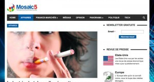 "Industrie du tabac : l’e-cigarette comme solution ou problème ?" sur mosaic5.com