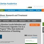 La dépendance à la cigarette électronique serait plus faible que la dépendance au tabac