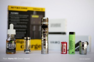 Le pack Vamo V3 présenté ici dans son ensemble