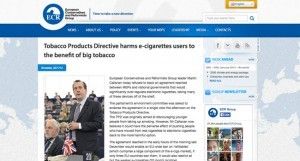 Martin Callanan, député européen, défend ses idées concernant la cigarette électronique