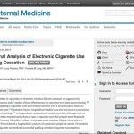 Un groupe de recherche ouvre à nouveau le geyser de boue sur la cigarette électronique