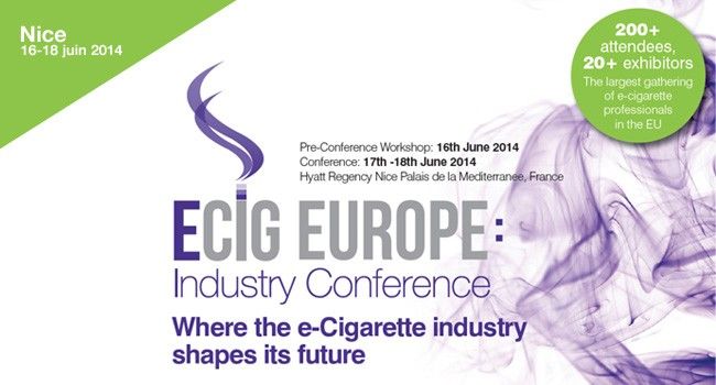 Le prochain meeting eCig Europe aura lieu à Nice en juin 2014