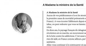 "Lettre à Marisol Touraine: contre le tabac vous avez une chance historique. Allez-vous la gâcher?" sur Slate.fr