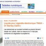 60 millions de consommateurs annonce le retrait du marché du fameux e-liquide Snake Oil