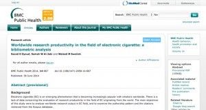 Les documents scientifiques sur l'e-cigarette sont de plus en plus nombreux