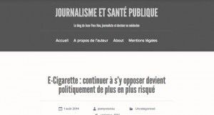 E-Cigarette : continuer à s’y opposer devient politiquement de plus en plus risqué sur http://jeanyvesnau.com/