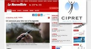 "La cigarette électronique peut servir de porte d’entrée à la consommation de cigarettes traditionnelles", lance le CIPRET-Valais dans un communiqué.
