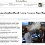 E-cigarettes chez les jeunes : Le New York Times piégé par un internaute