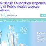 La British Dental Health Foundation soutient les nouvelles mesures de réduction du tabagisme