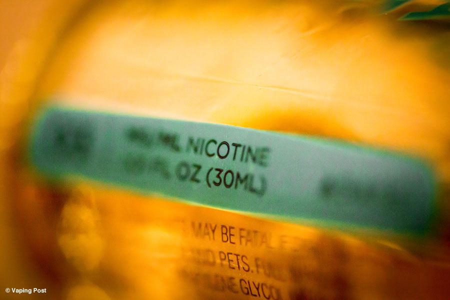 Nicotine dans la cigarette électronique