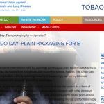 Une importante association de santé plaide pour un emballage neutre de la vape