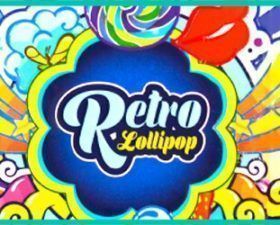 Retro Lollipop fabriqué en MY (CITY).