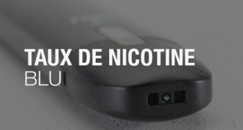 Choisir le taux de nicotine de sa recharge Blu