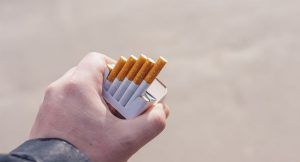 Photo d'un paquet de cigarettes