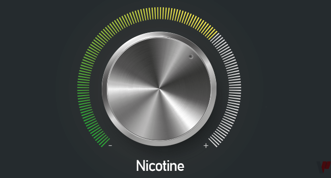 Bouton de réglage du niveau de nicotine pour cigarette électronique