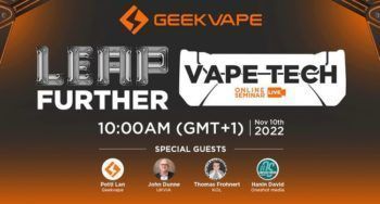 Aller plus loin : Geekvape a organisé un séminaire technique en ligne pour explorer les technologies utilisées dans l'e-cigarette