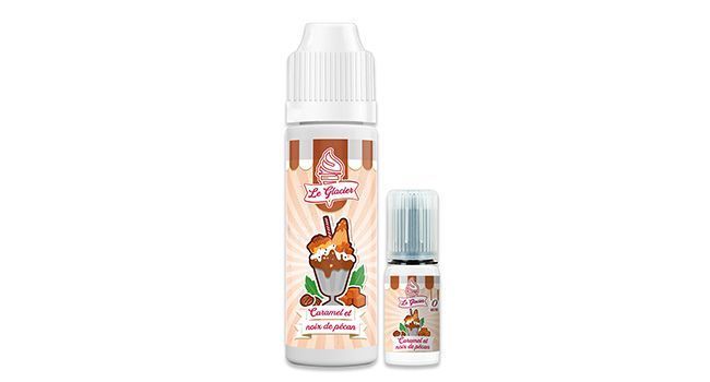 Test : Crème Glacée Caramel et Noix de Pécan - Le Glacier - / Edenvape