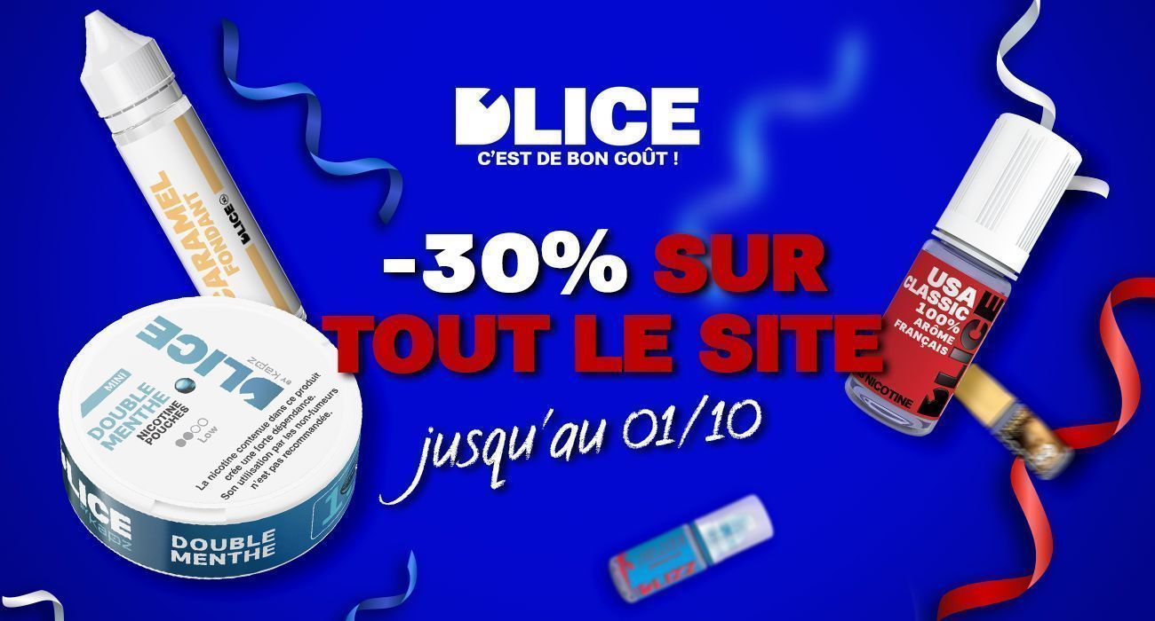 Promotion e-liquides D'lice