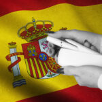 IQOS sur drapeau espagnol