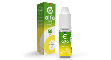 Test : Citron Femminello – Alfaliquid Fruités – Alfa