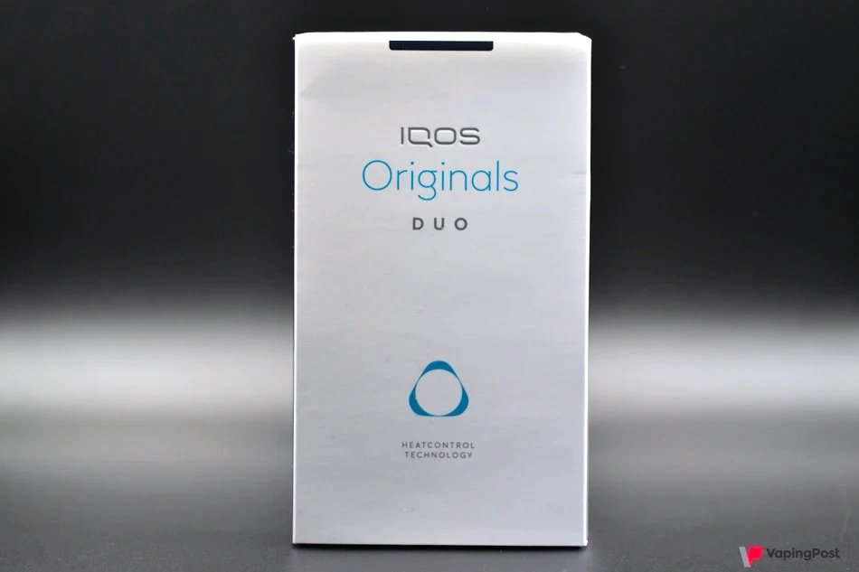 La boîte dans laquelle est contenue l'IQOS.