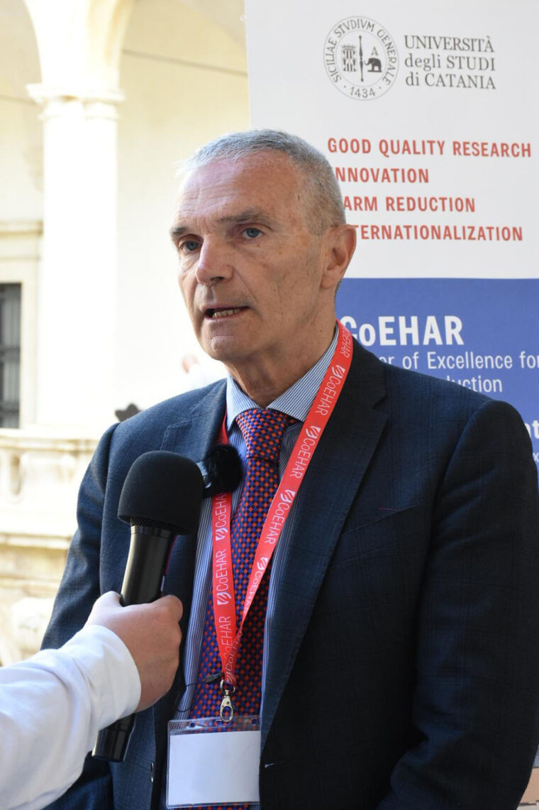 Riccardo Polosa, professeur de médecine interne à l’Université de Catane et fondateur de CoEHAR (Centre d’excellence pour l’accélération de la réduction des risques)