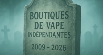 La fin des boutiques de vape en France