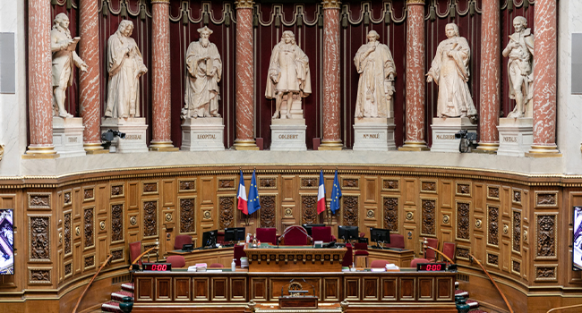 L'hémicycle du Sénat