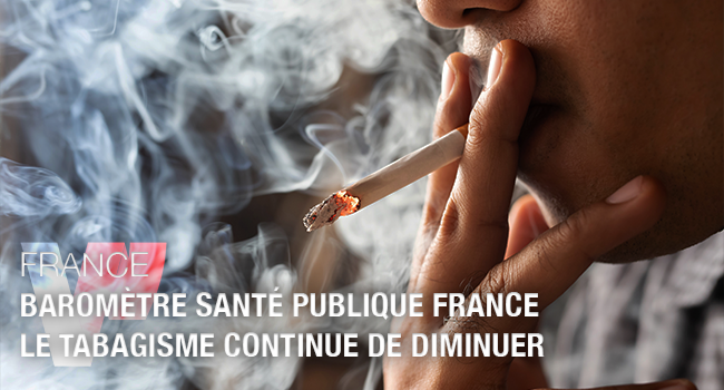 Baromètre Santé Publique France : le tabac chute, la vape survolée
