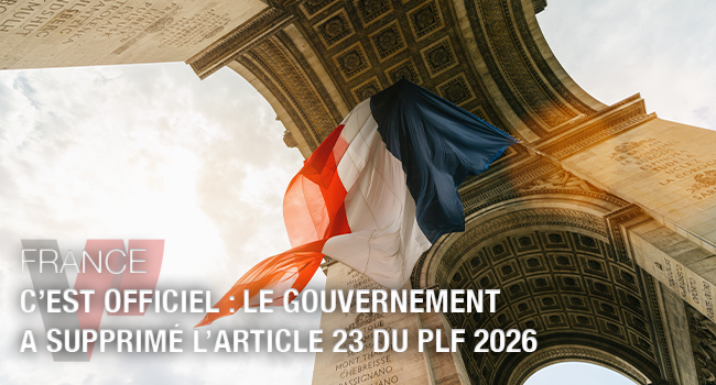 C'est officiel, le gouvernement a SUPPRIMÉ l'article 23 du PLF 2026