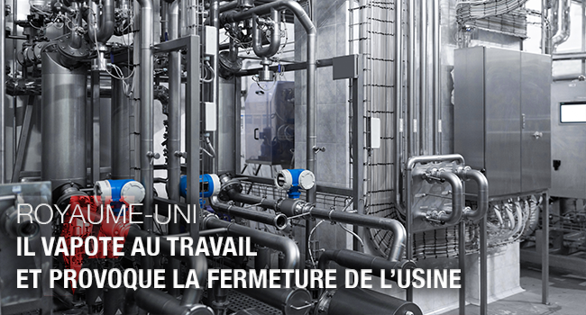 Royaume-Uni : vir pour avoir vapot, il reoit finalement 26 000   d'indemnits - Vaping Post