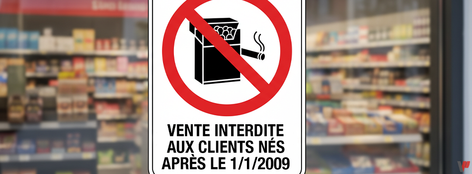 Interdiction générationnelle de vente de tabac