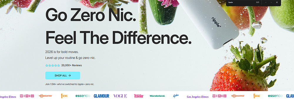 un bandeau défilant affiche les logos de nombreux médias