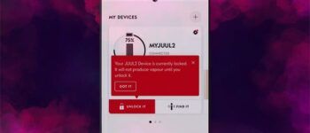 Juul2 system application mobile